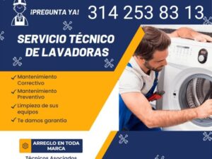 REPARACIÓN DE LAVADORAS 314 253 8313 HAYUELOS