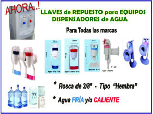 LLAVES Plástica Para Dispensador de agua