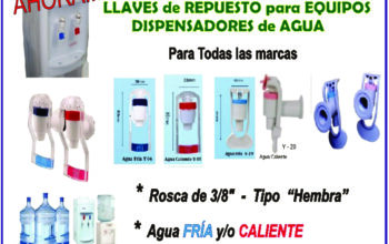 LLAVES Plástica Para Dispensador de agua
