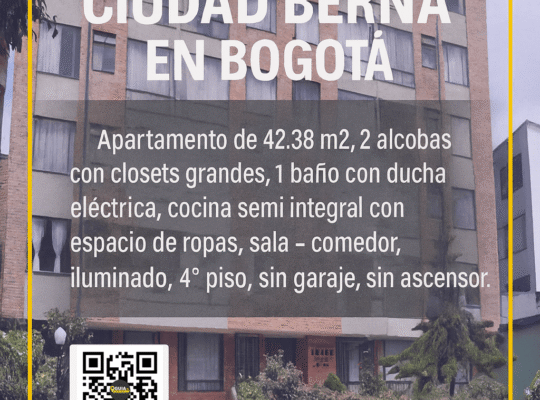 Vendo apartamento en Bogotá