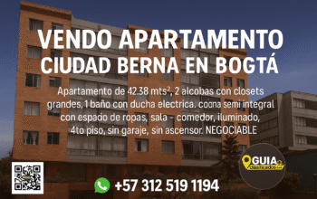 Vendo apartamento en Bogotá