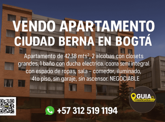 Vendo apartamento en Bogotá