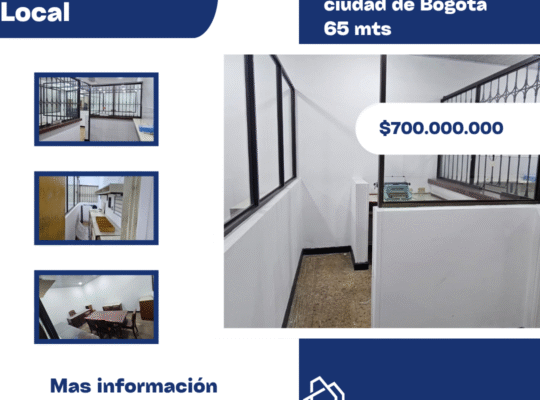 VENDO BODEGA LOCAL EN BOGOTÁ