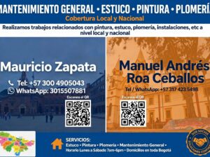 MANTENIMIENTO GENERAL BOGOTA Y ALREDEDORES