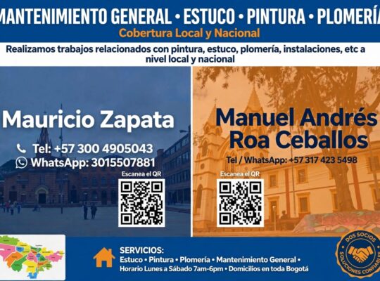 MANTENIMIENTO GENERAL BOGOTA Y ALREDEDORES